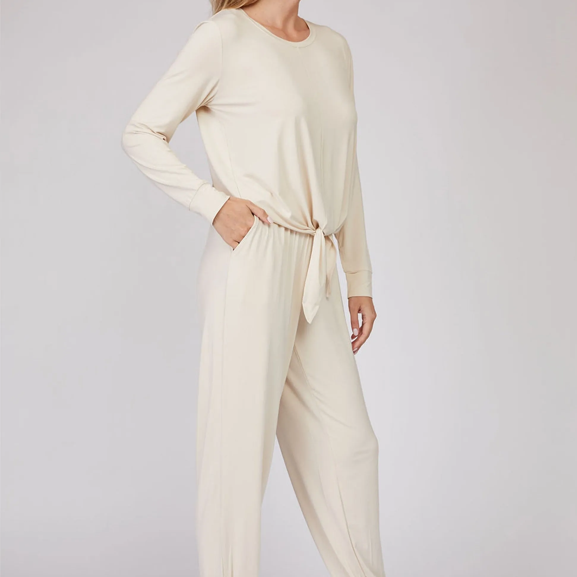 Long Sleeve Bamboo Viscose Loungewear (Set of 2)